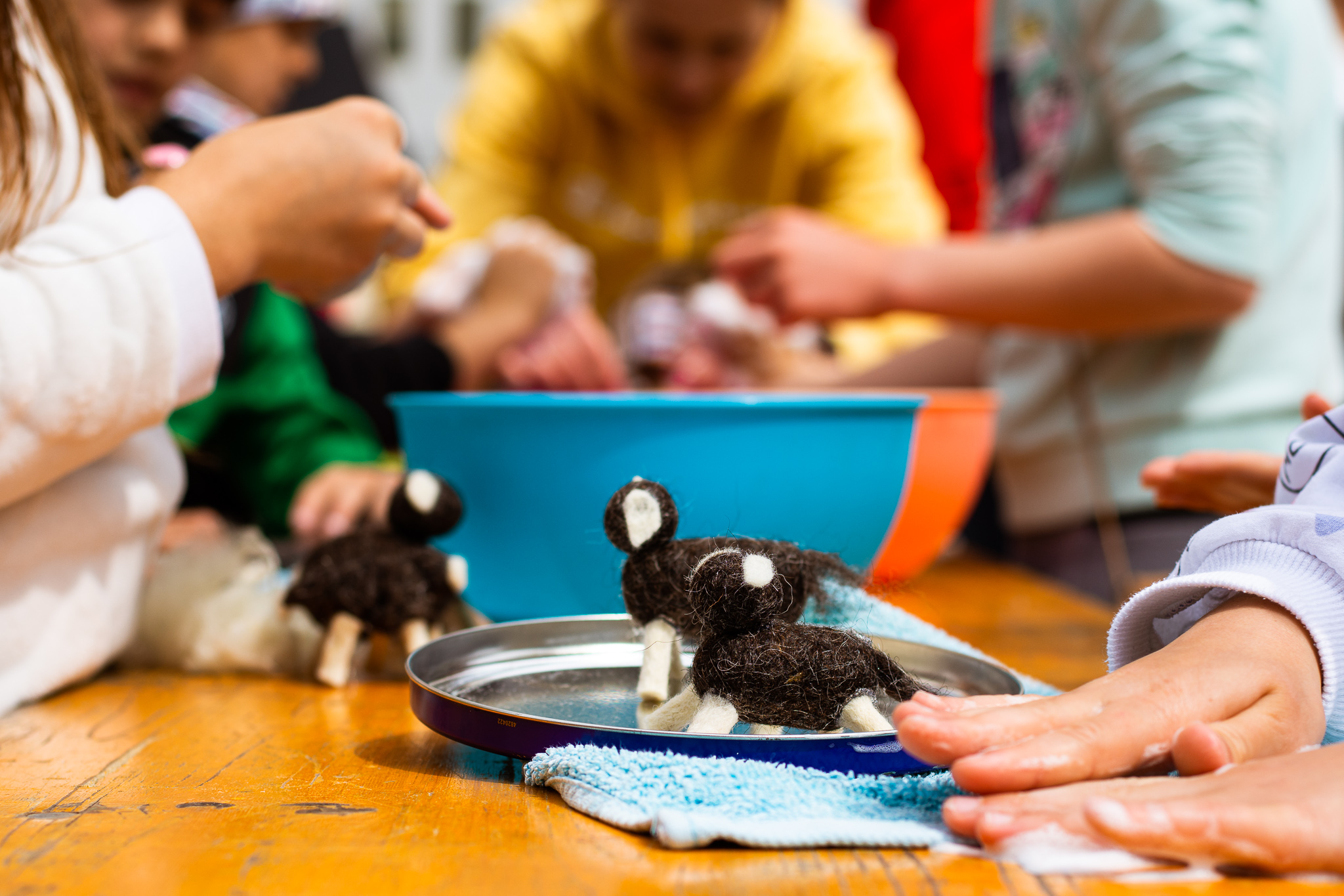 Wollfilz-Workshop f&uuml;r Kinder