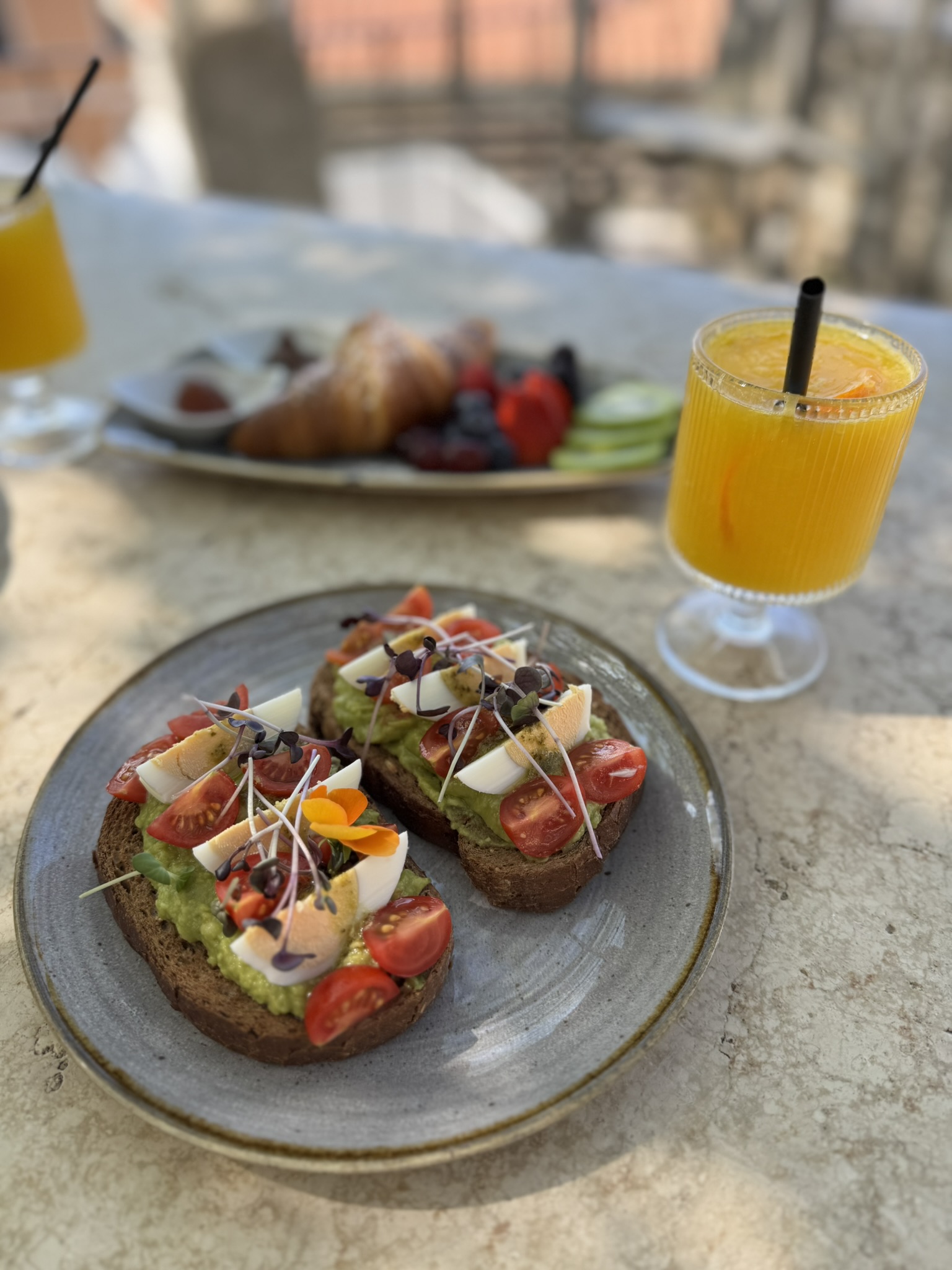 Brunch at the Ladonja café bar Brunch at the Ladonja café bar