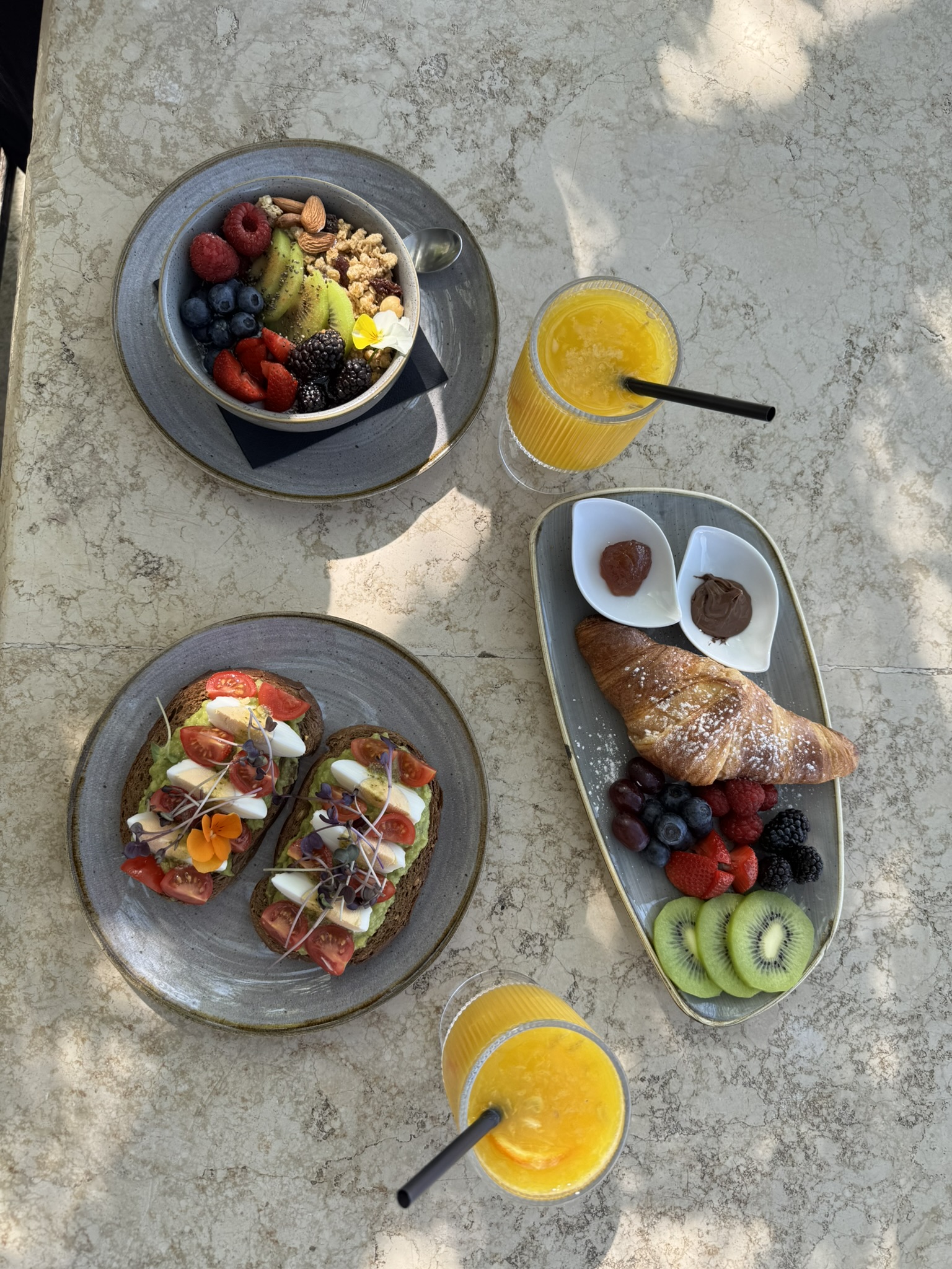 Mediterranean brunch with a French touch at the Ladonja café bar Mediterranean brunch with a French touch at the Ladonja café bar