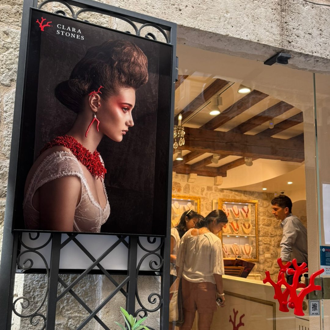 Clara Stones in Dubrovnik &ndash; eine Boutique mit handgefertigtem Schmuck aus roten Korallen