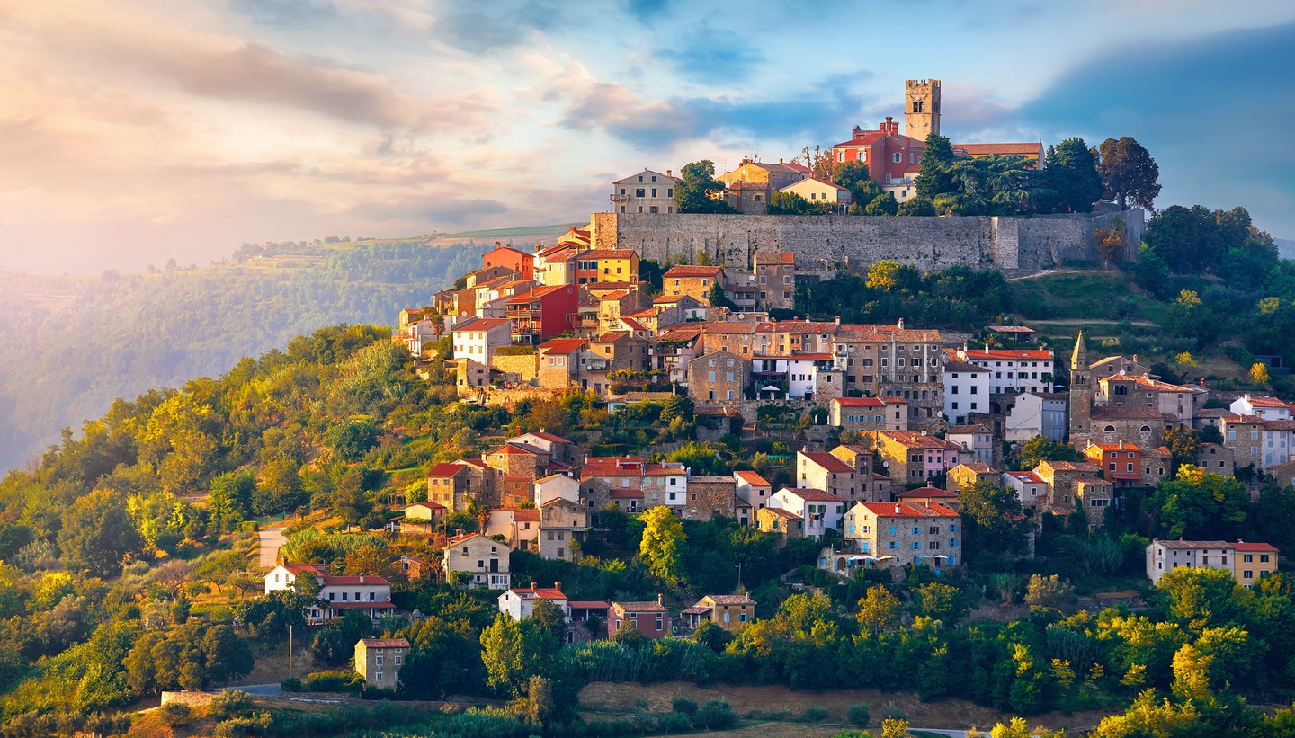 Motovun, a hilltop town in Istria