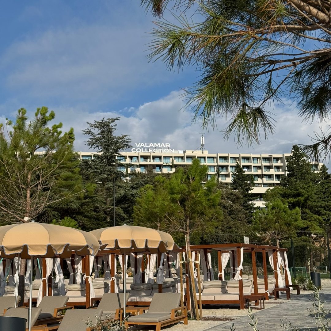 Sun loungers and cabanas at Arba Resort, Valamar Collection Sun loungers and cabanas at Arba Resort, Valamar Collection