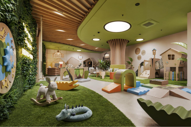 Das Indoor-Spiel- und Lernzentrum PlayLand im Pical Resort Valamar Collection. 