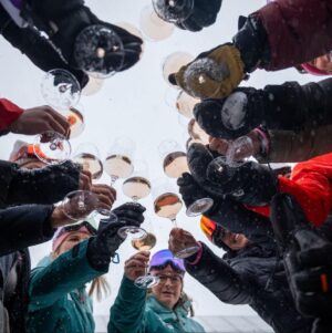 Apr&egrave;s-Ski-St&ouml;&szlig;chen beim Winterevent in Obertauern