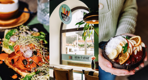 Frühstück auf pflanzlicher Basis am Meeresufer von Gruž im Urban & Veggie, Dubrovnik.